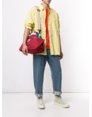 twill drawstring shoulder bag 