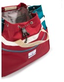 twill drawstring shoulder bag 