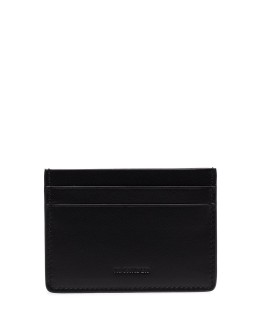 logo-debossed cardholder