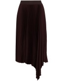 Sabin pleated midi skirt