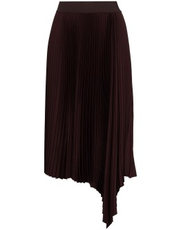 Sabin pleated midi skirt