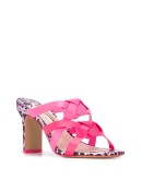 leopard print sole mules 