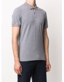 short-sleeve fitted polo shirt