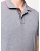 short-sleeve fitted polo shirt