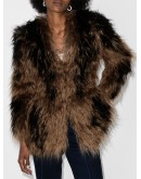 faux fur coat