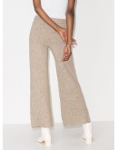wide leg knit trousers
