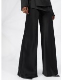 XLong wide satin trousers