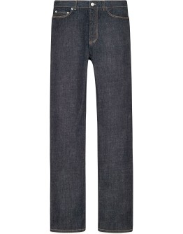 Denim straight-fit jeans