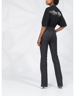 Denim straight-fit jeans