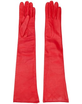 textured style long gloves