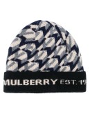 monogram knit beanie