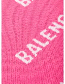 all-over logo scarf