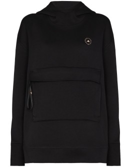 logo-print long-sleeve hoodie