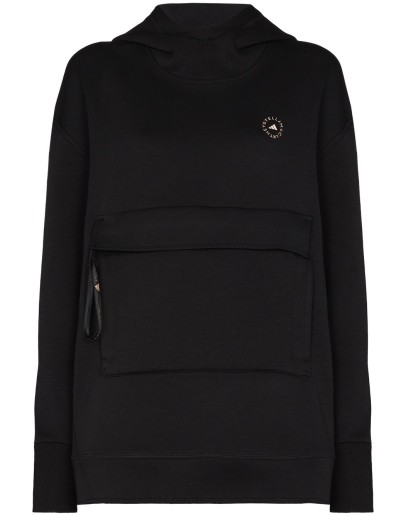 logo-print long-sleeve hoodie