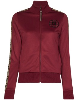 FF logo-stripe track jacket