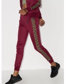 logo-stripe track pants