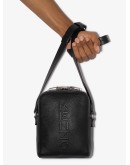 logo-embossed crossbody bag