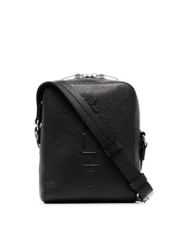 logo-embossed crossbody bag