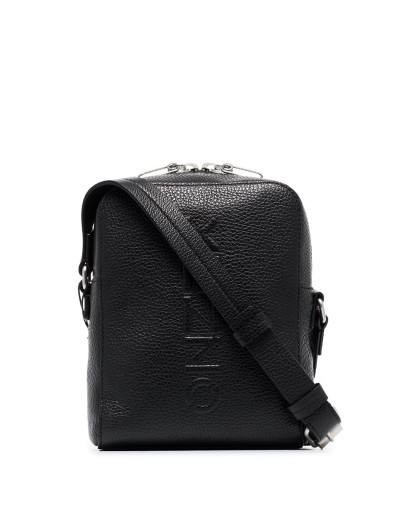logo-embossed crossbody bag