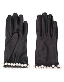 embellished textured gloves