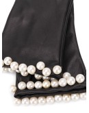 embellished textured gloves