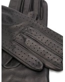eyelet detail elasticated gloves
