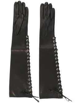 lace-up gloves