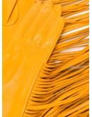 textured fringed edge gloves