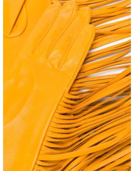 textured fringed edge gloves
