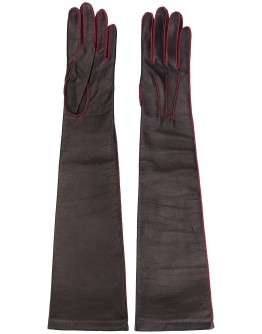 long stitch detail gloves