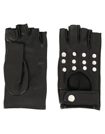 fingerless driving style gloves