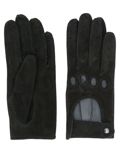 textured style cut-out detail gloves