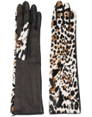 leopard-print gloves