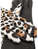 leopard-print gloves