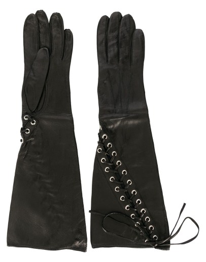 lace-up gloves