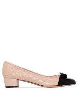 Vara Q 35 quilted leather pumps