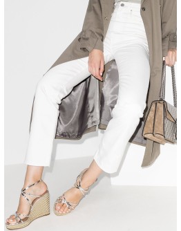 Deneuve 105mm wedge sandals