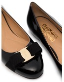 Varina patent leather ballerina shoes