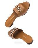 Rhodes leather mules