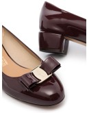 Vara 40mm patent leather pumps