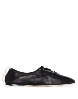 lace-up ballerina shoes