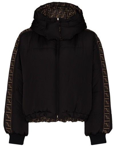 reversible FF motif puffer jacket