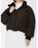 reversible FF motif puffer jacket