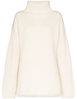 high neck oversized jumper