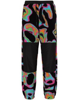 Psychedelic printed track pants