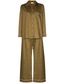 Sateen two-piece pajama set