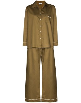 Sateen two-piece pajama set
