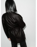 tie-waist belted coat