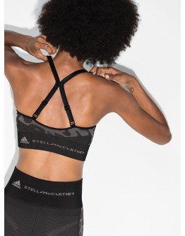 leopard-print sports bra