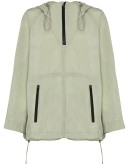 zip-up hooded windbreaker